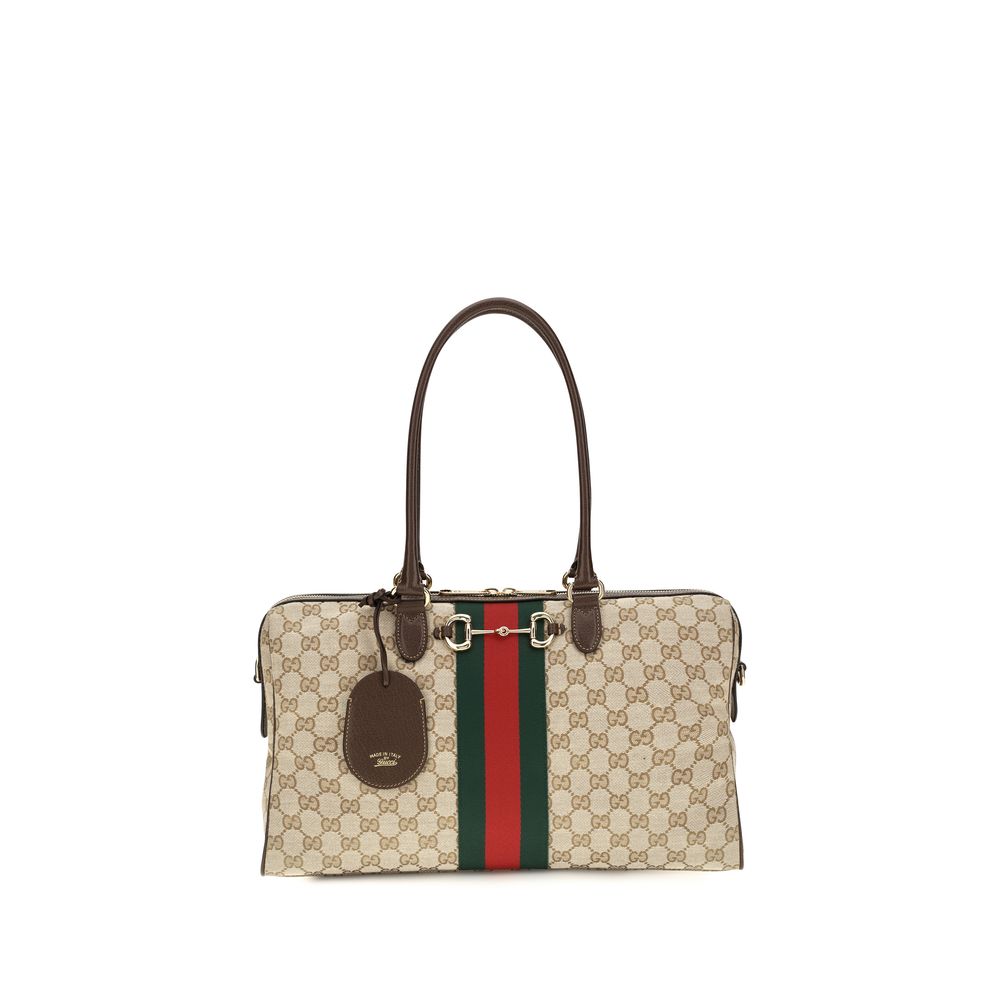 Gucci Beige Fabric Handbag