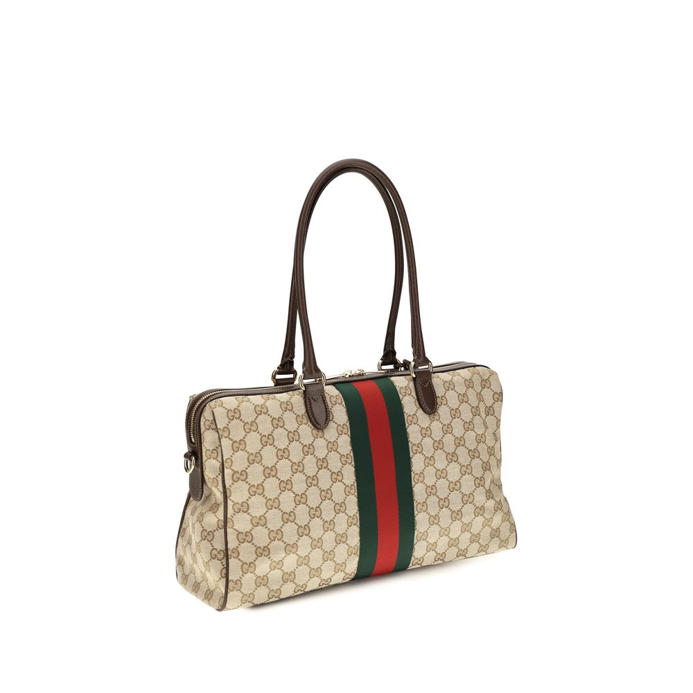 Gucci Beige Fabric Handbag
