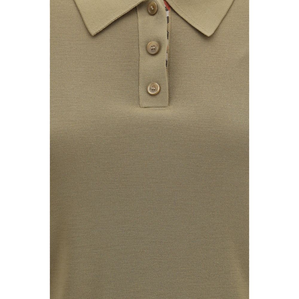Burberry Bicolor Wool Oves Aries Polo Shirt
