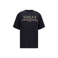 Gucci Black Cotton T-Shirt
