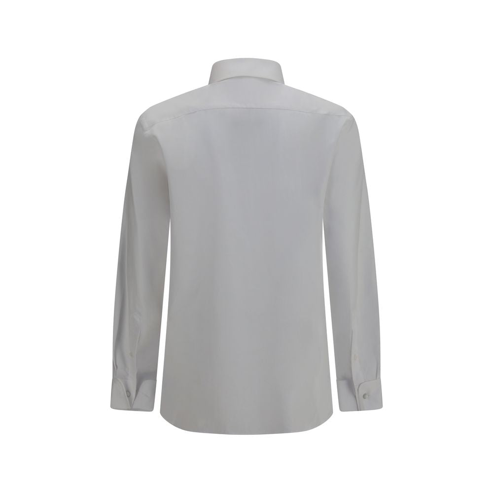 Giorgio Armani White Cotton Dress Shirt