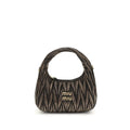 Miu Miu Brown Lamb Ovis Aries Aries Shoulder Bag