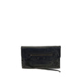 Balenciaga Black Lamb Ovis Aries Aries Clutch Bag