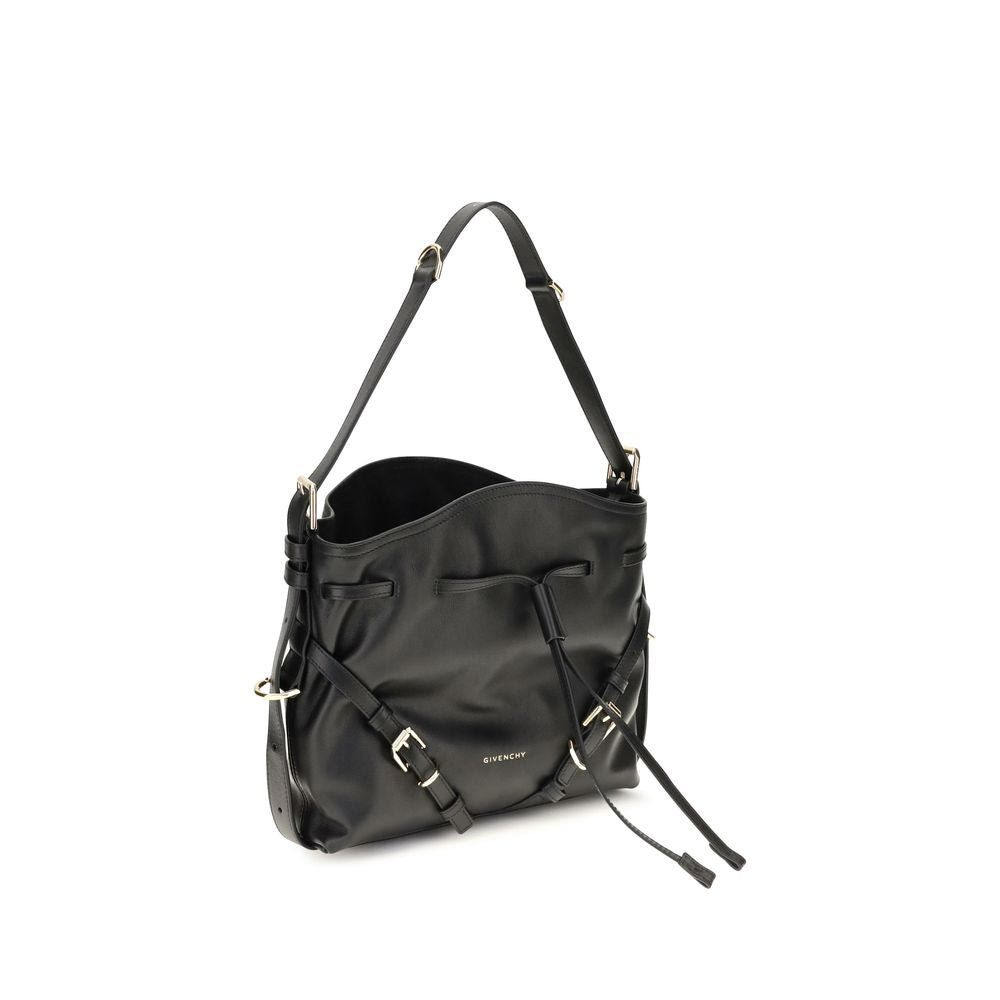 Givenchy Black Calf Leather Bos Taurus Backet Bag