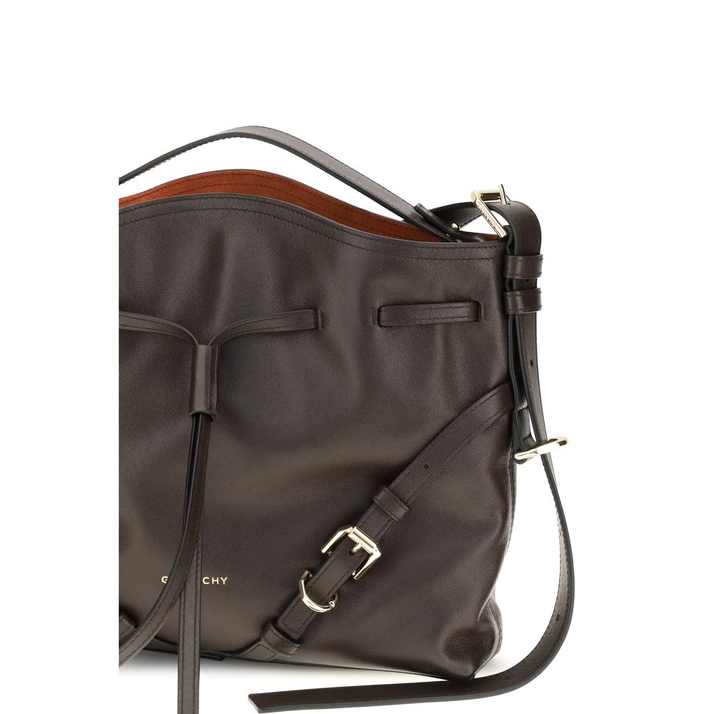 Givenchy Brown Calf Leather Bos Taurus Backet Bag