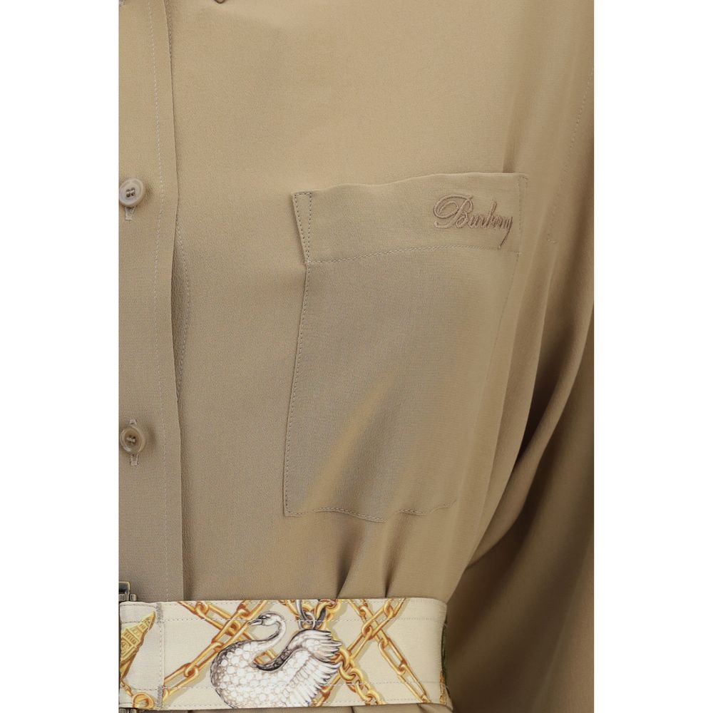 Burberry Beige Silk Casual Dress