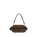 Prada Brown Recycled Polyamide Shoulder Bag