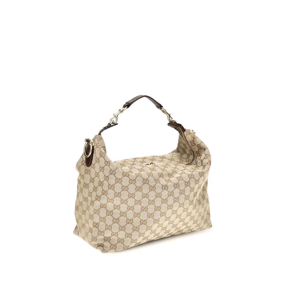 Gucci Beige Fabric Shoulder Bag
