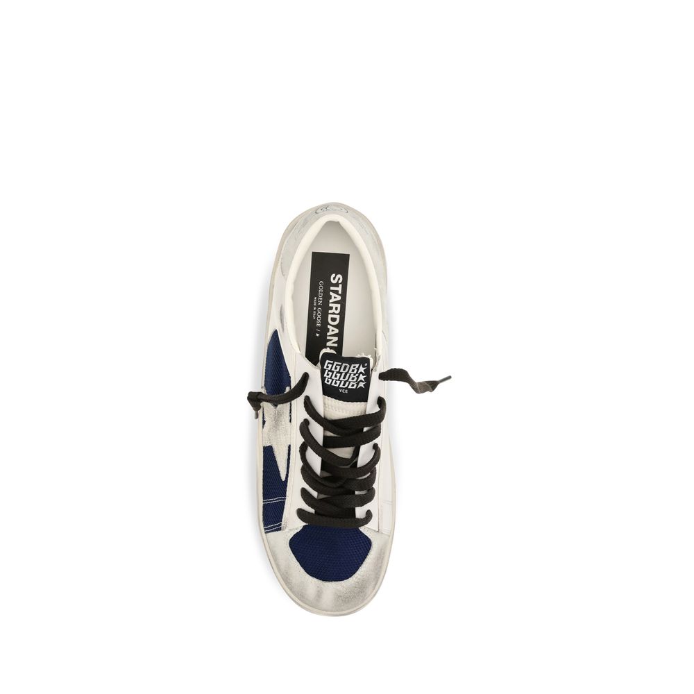 Golden Goose Gray Calf Leather Bos Taurus Low Top Sneakers