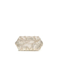 Brunello Cucinelli Beige Silk Clutch Bag