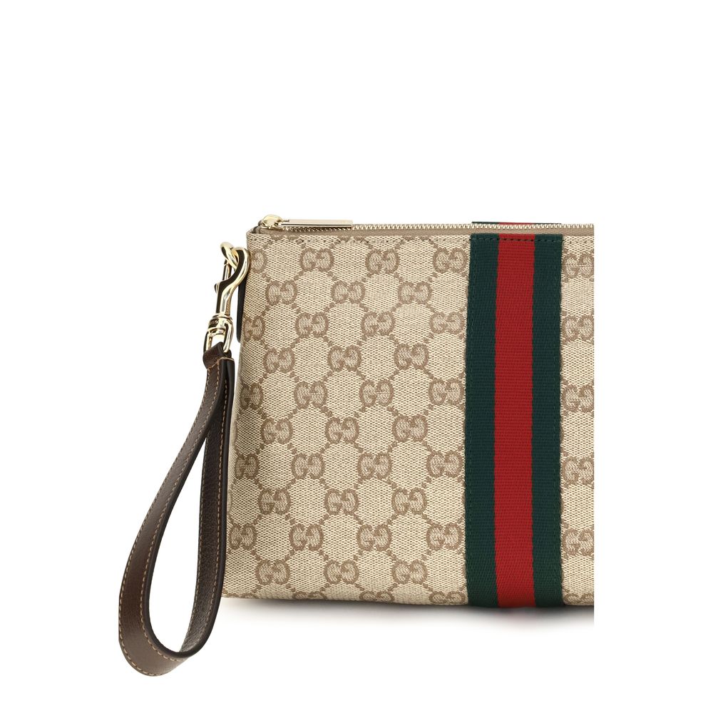 Gucci Beige Fabric Handbag