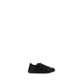Valentino Garavani Black Calf Leather Bos Taurus Athletic Sneakers