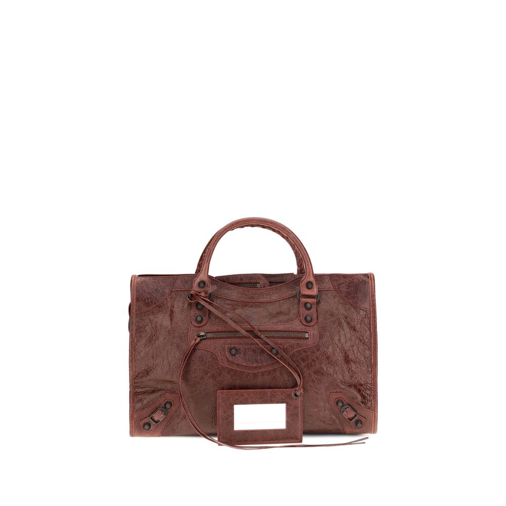 Balenciaga Bordeaux Lamb Ovis Aries Aries Shoulder Bag