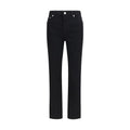Dolce & Gabbana Black Cotton Straight-Leg Jeans
