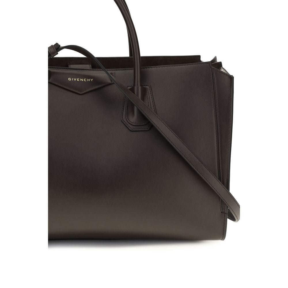 Givenchy Brown Calf Leather Bos Taurus Handbag