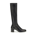 Prada Black Rubber High Heel Boots