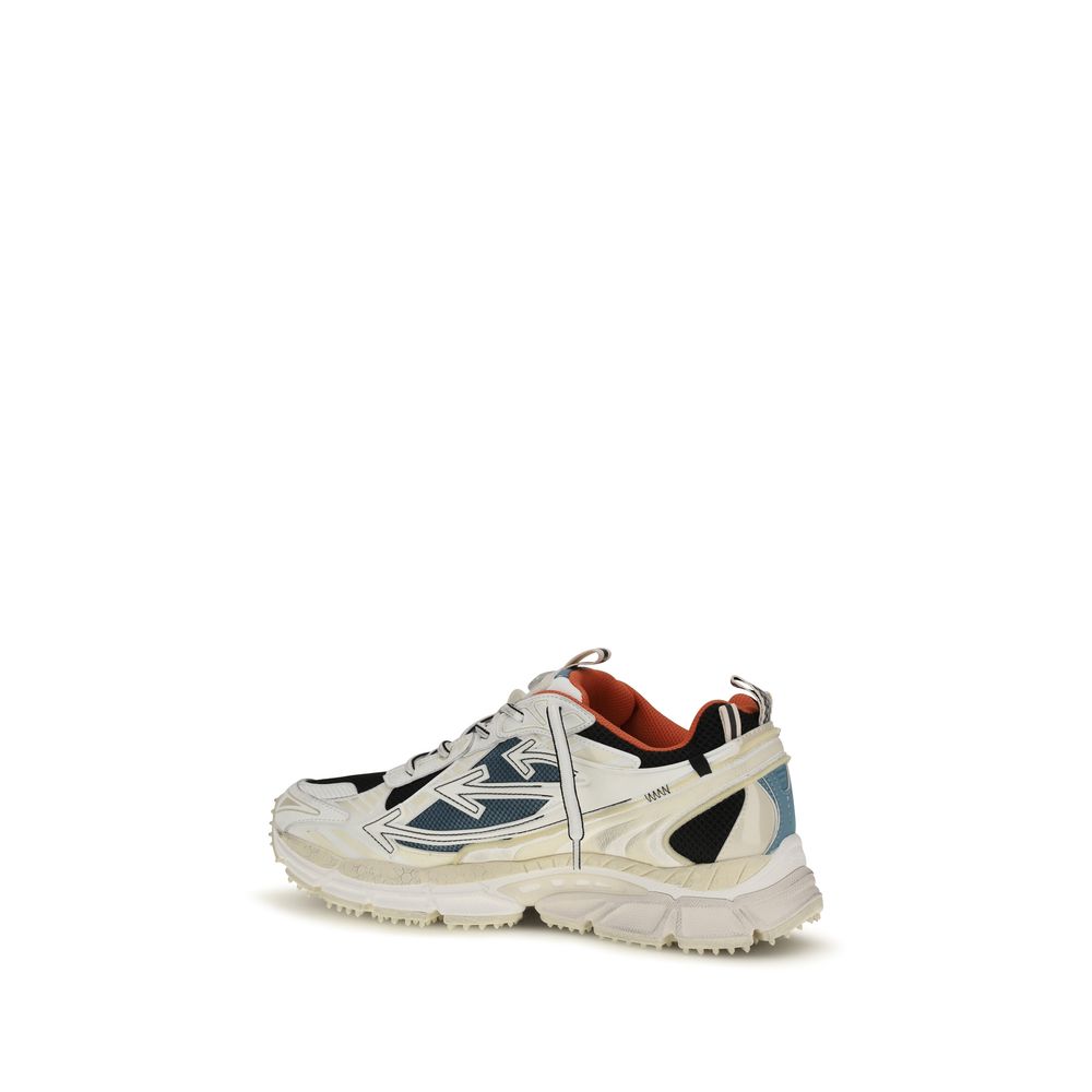 Off-White Multicolor Polyethylene Athletic Sneakers