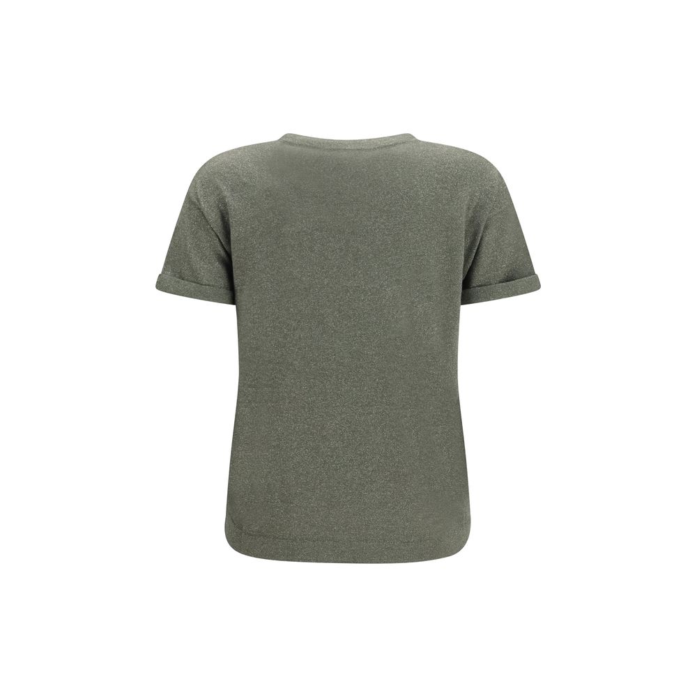 Brunello Cucinelli Bicolor Nylon T-Shirt