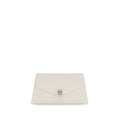 Alexander McQueen White Calf Leather Bos Taurus Clutch Bag