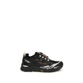 Off-White Black Polyester Athletic Sneakers