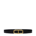 Tom Ford Black Leather Regular Belt