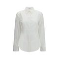 Brunello Cucinelli White Cotton Shirt