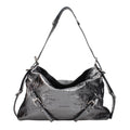 Givenchy Gray Leather Shoulder Bag