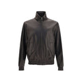 Valentino Garavani Black Lamb Ovis Aries Leather Jacket