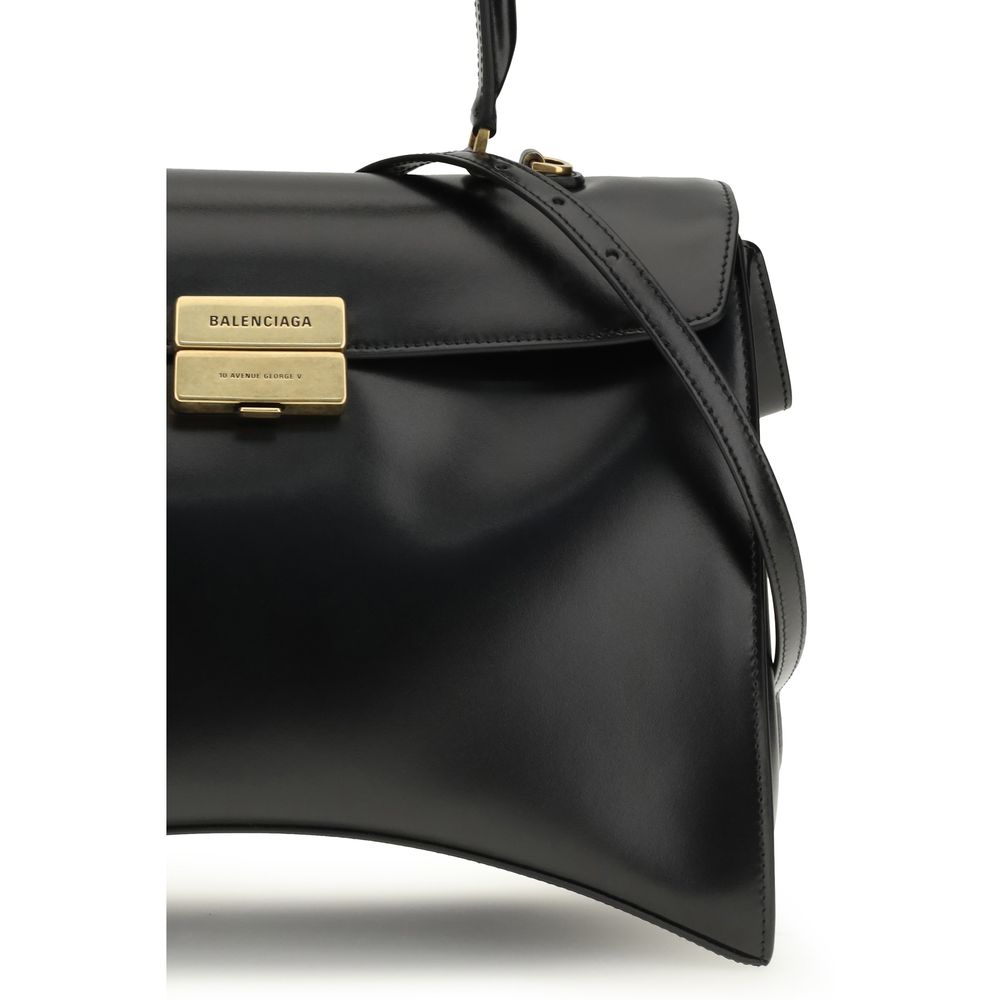 Balenciaga Black Calf Leather Bos Taurus Handbag