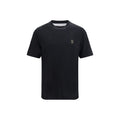 Brunello Cucinelli Black Cotton T-Shirt