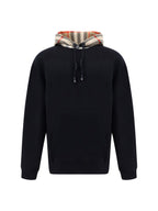 Burberry Black Cotton Samuel Hoodie Sweatshirt
