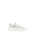 Prada White Polyamide Low Top Sneakers