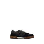 Fendi Multicolor Fabric Low Top Sneakers