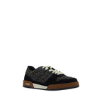 Fendi Multicolor Fabric Low Top Sneakers