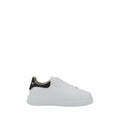 Philipp Plein White Calf Leather Bos Taurus Low Top Sneakers
