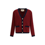 Valentino Multicolor Fleece Wool Cardigan