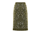 Gucci Green Viscose Mini Skirt