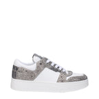 Jimmy Choo White Leather Chunky Sneakers