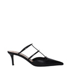 Valentino Garavani Black Leather Sandals
