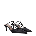 Valentino Garavani Black Leather Sandals