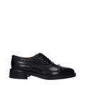 Valentino Garavani Black Leather Oxfords And Derbies