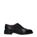 Valentino Garavani Black Leather Oxfords And Derbies