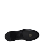 Valentino Garavani Black Leather Oxfords And Derbies