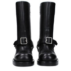 Burberry Black Leather Boots