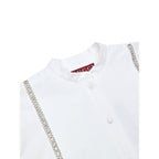Gucci White Cotton Blouse