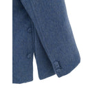 Gucci Light Blue Wool Coat