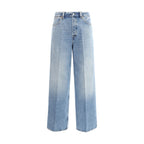 Gucci Light Blue Cotton Jeans Denim
