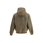 Emporio Armani Brown Lamb Ovis Aries Aries Bomber