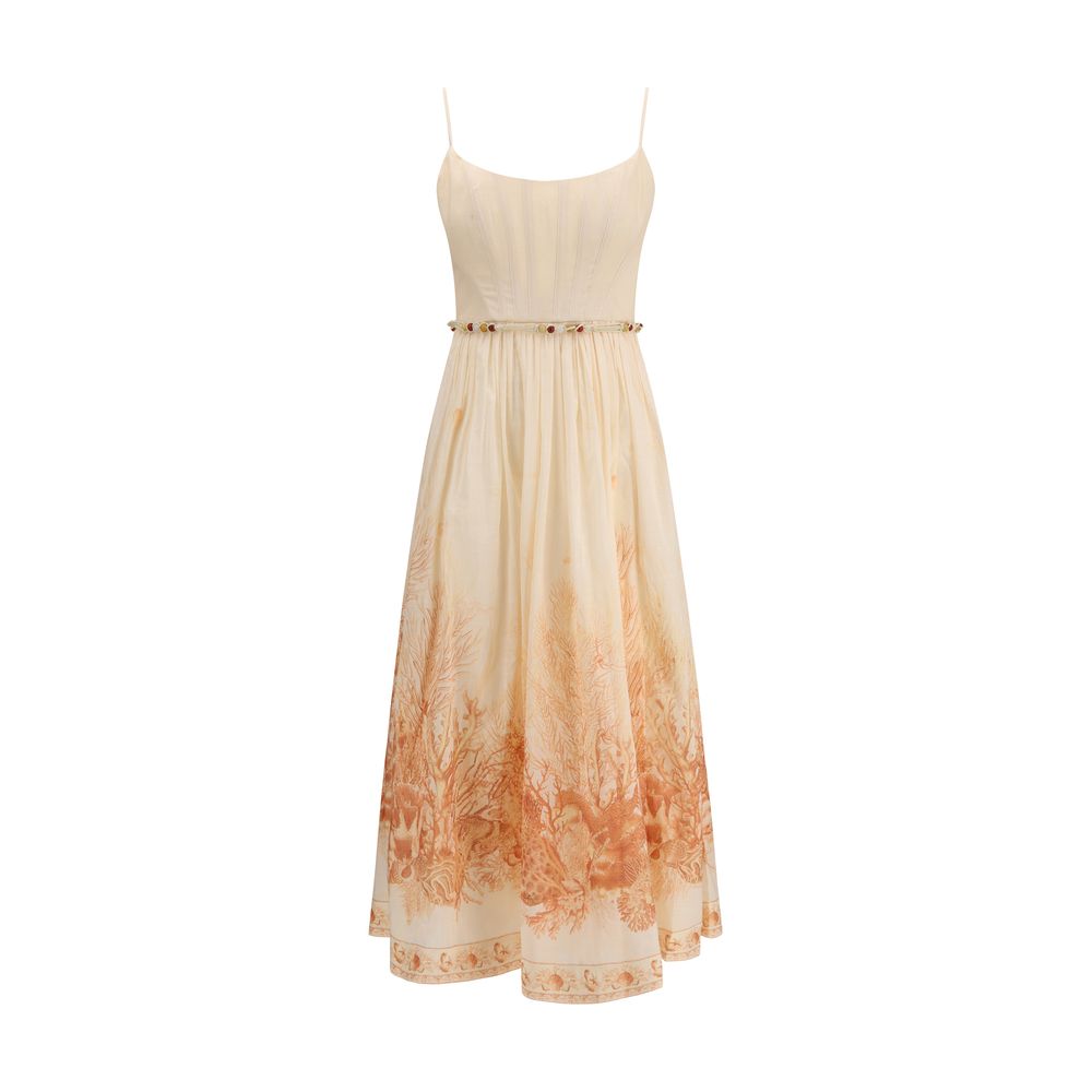 Zimmermann Multicolor Cotton Long Dress