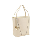 Chloé Beige Calf Leather Bos Taurus Shoulder Bag